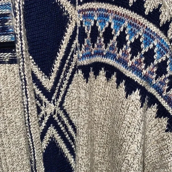Lucky Brand Aztec Style Open Cardigan Size Small - Picture 7 of 7